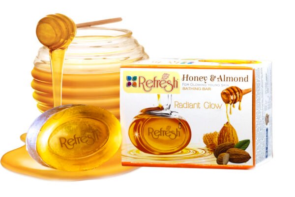 Refresh Honey Almond Bliss: Luxurious Glycerine Soap